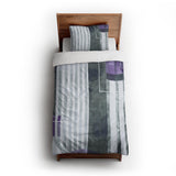 Gordian Purple twin-xl - cotton - White Backing