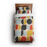 Otto Multicolor twin-xl - cotton - White Backing