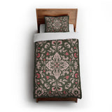 Annette Green & Coral in Twin XL (68" x 92") Size