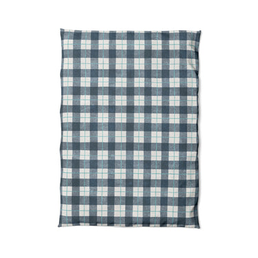 Wallace Plaid Blue & Teal in Twin XL (68" x 92") Size