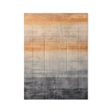 Ruidoso Navy & Burnt Orange in Twin XL (68" x 92") Size