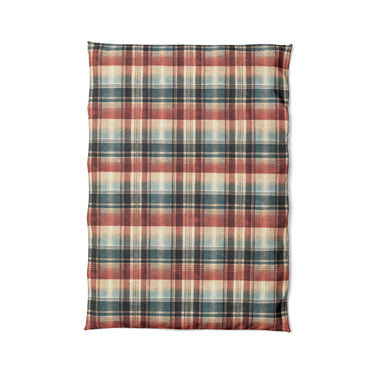 Monaghan Plaid Blue & Red in Twin XL (68" x 92") Size