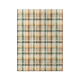 Madras Plaid Taupe Green in Twin XL (68" x 92") Size