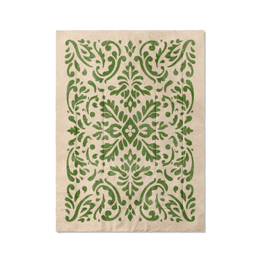 Floranna Ivory & Green in Twin XL (68" x 92") Size