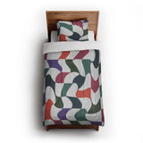 Twyla Checkered Multicolor in Twin XL (68" x 92") Size
