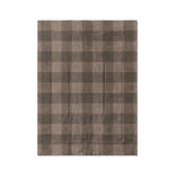 Buffalo Plaid Dark Cedar Brown in Twin XL (68" x 92") Size