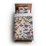 Doodle Dinos in Twin XL (68" x 92") Size