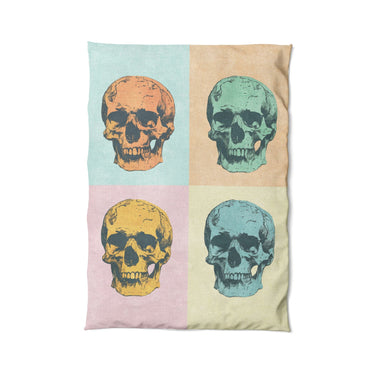 Pop Art Skulls in Twin XL (68" x 92") Size