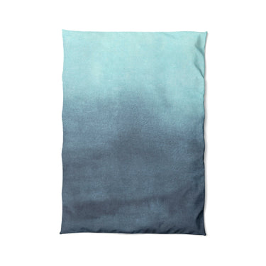 Kieran Watercolor Teal Ombre in Twin XL (68" x 92") Size