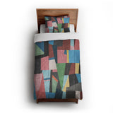 Baxter Blue Multicolor in Twin XL (68" x 92") Size