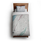 Stephanie Cool Splatter in Twin XL (68" x 92") Size