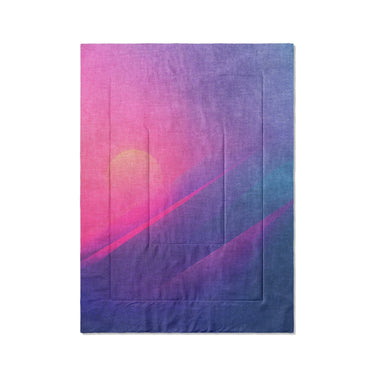 Siderays Blue & Pink in Twin XL (68" x 92") Size
