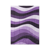 Sinuous Purple Monochrome in Twin XL (68" x 92") Size