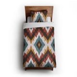 Dyani Sky & Umber in Twin XL (68" x 92") Size