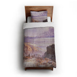 The Great Salt Lake of Utah by Thomas Moran in Twin XL (68" x 92") Size