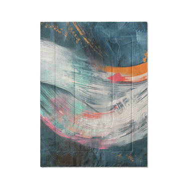 Triton Navy Polychrome in Twin XL (68" x 92") Size