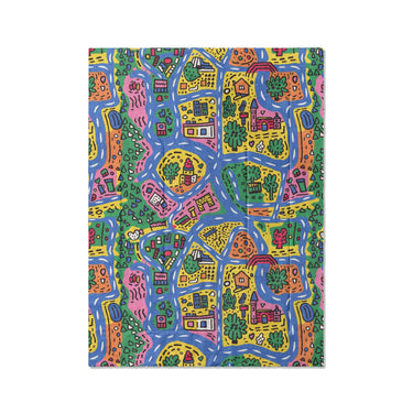 Kids Road Map in Twin XL (68" x 92") Size