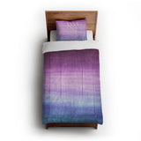 Imogen Watercolor Blue & Purple Ombre in Twin XL (68" x 92") Size