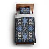 Topanga Navy & Columbia in Twin XL (68" x 92") Size