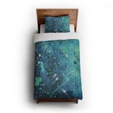 Sylvie Seafoam & Teal in Twin XL (68" x 92") Size