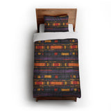 Ojai Purple & Yellow in Twin XL (68" x 92") Size