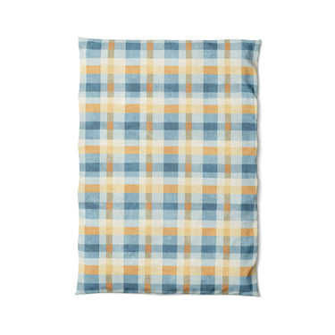 Monroe Plaid Blue & Yellow in Twin XL (68" x 92") Size