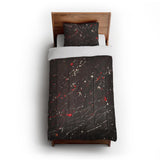 Edgar Red & Vintage Black in Twin XL (68" x 92") Size