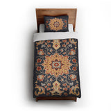 Baldwin Navy & Red in Twin XL (68" x 92") Size
