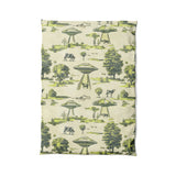UFO Cow Abduction Toile in Twin XL (68" x 92") Size