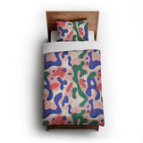 Concetta Pink Green & Purple in Twin XL (68" x 92") Size