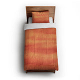Ophelia Watercolor Fire Orange Balayage in Twin XL (68" x 92") Size