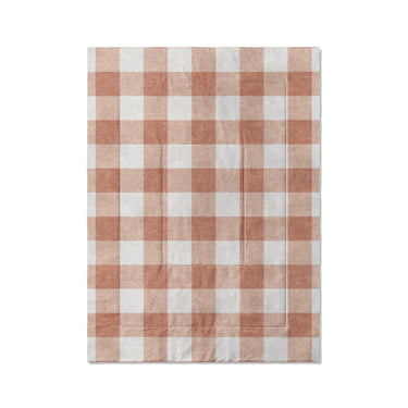 Buffalo Plaid Light Terracotta in Twin XL (68" x 92") Size