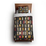 Milo Black Red & Yellow in Twin XL (68" x 92") Size