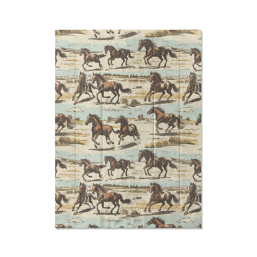 Wild Horses in Twin XL (68" x 92") Size