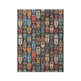 Tribal Masks in Twin XL (68" x 92") Size