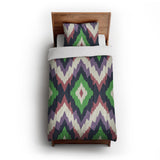 Dyani Eggplant & Matcha in Twin XL (68" x 92") Size