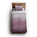 Kieran Watercolor Mauve Ombre in Twin XL (68" x 92") Size