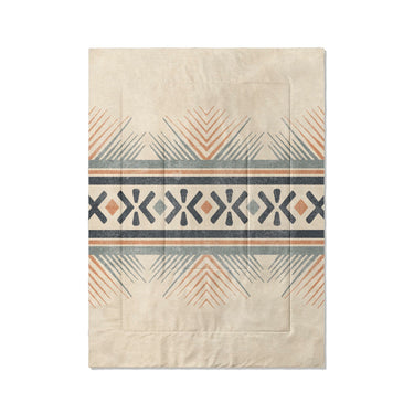 Loxcie Ivory & Blue in Twin XL (68" x 92") Size