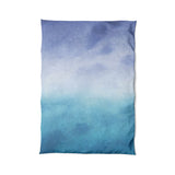 Micah Watercolor Blue & Teal in Twin XL (68" x 92") Size