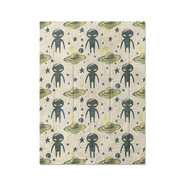 Space Aliens in Twin XL (68" x 92") Size
