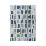 Milo Blue & Green in Twin XL (68" x 92") Size