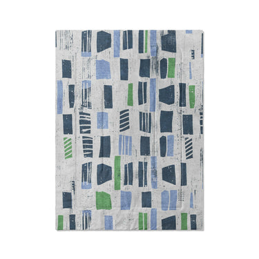 Milo Blue & Green in Twin XL (68" x 92") Size