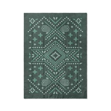 Durand Deep Turquoise in Twin XL (68" x 92") Size