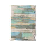 Jörgan Teal & Taupe in Twin XL (68" x 92") Size