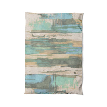 Jörgan Teal & Taupe in Twin XL (68" x 92") Size