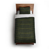 Kepler Forest & Yellow in Twin XL (68" x 92") Size
