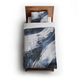Emil Navy Blue in Twin XL (68" x 92") Size