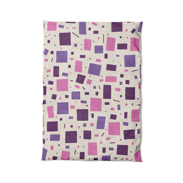 Geometric Confetti Purple & Pink in Twin XL (68" x 92") Size