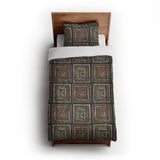 Diego Orange & Navy in Twin XL (68" x 92") Size