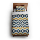Jasper Blue & Gold in Twin XL (68" x 92") Size
